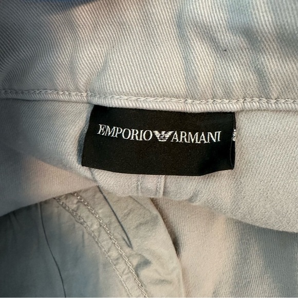 Emporio Armani J14 High Waisted Wide Leg Palazzo Trousers in Lavender Size 31 - Picture 11 of 15